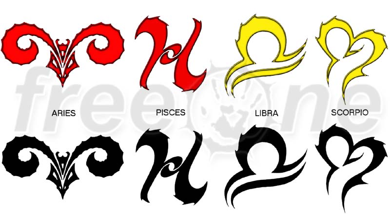 Zodiac: Aries, Pisces, Libra, Scorpio
---------
 (  ,      )