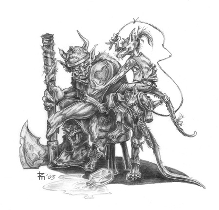 Cobolds, Love & Goblin
---------
 (  ,      )