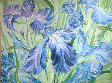 Blue Irises for Laura
---------
 (  ,      )