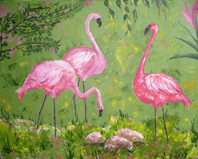 Flamingo
---------
 (  ,      )