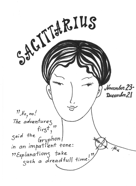 Sagittarius
---------
 (  ,      )