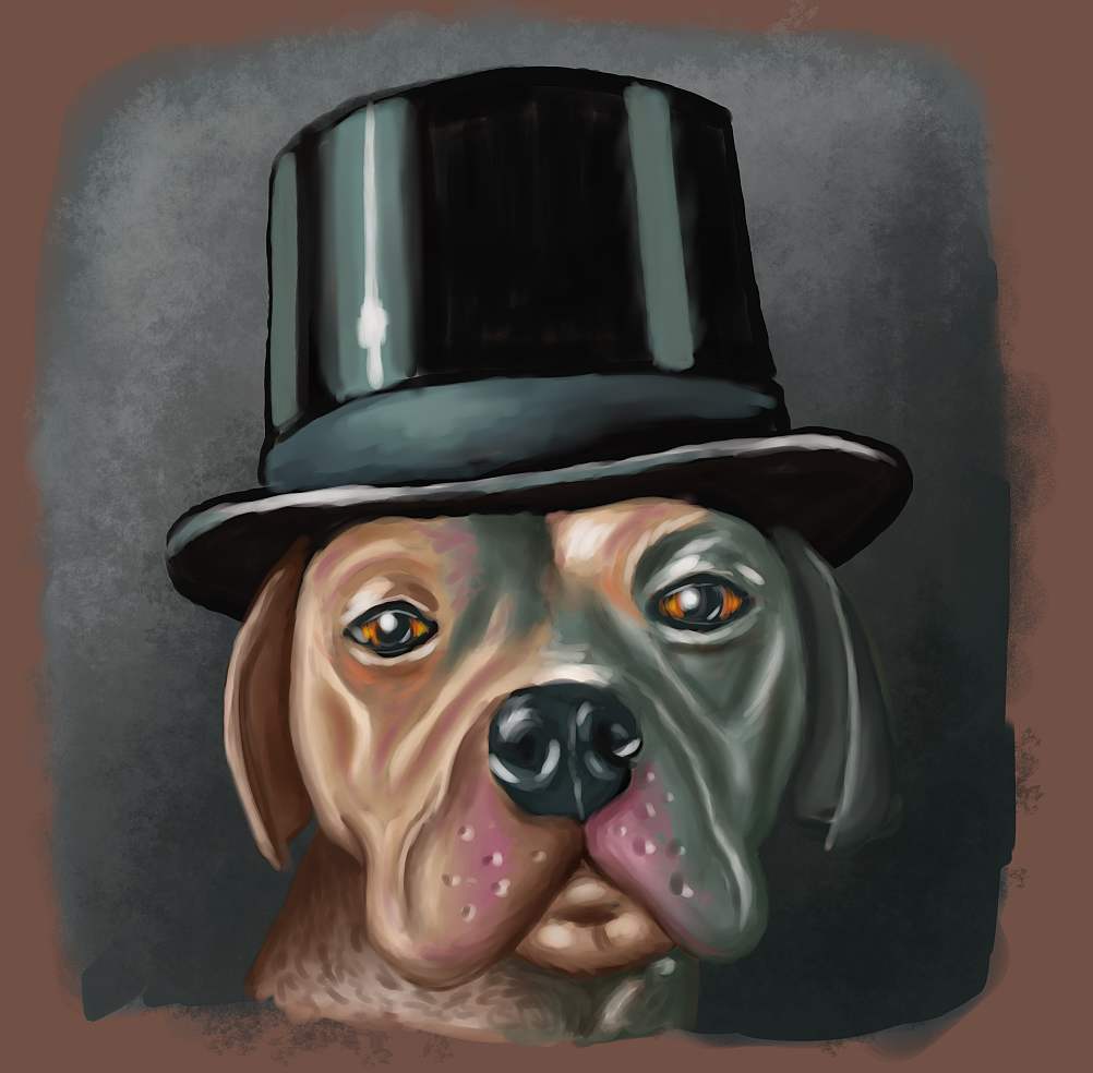 [ A gentlemen's muzzle ))) ]
---------
 (  ,      )