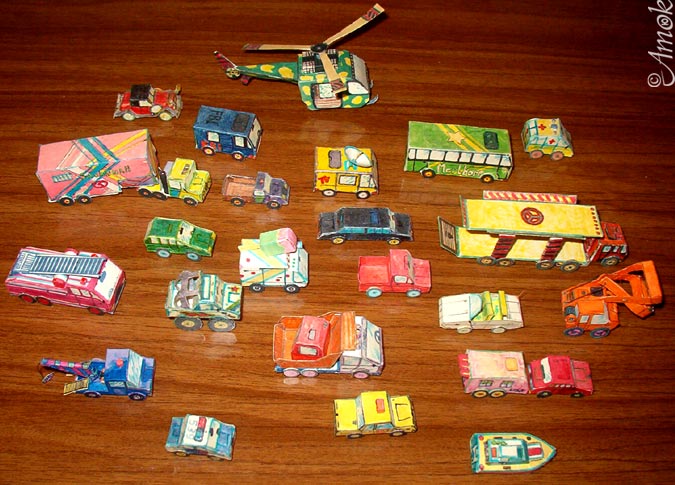 Paper cars
---------
 (  ,      )