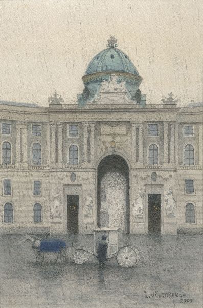 Hofburg. Es regnet. . .
---------
 (  ,      )