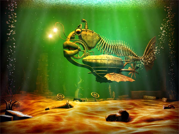 The underwater world in Dark Technologies
---------
 (  ,      )